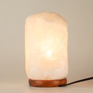 Kristal Rock Himalaya-zoutlamp - en basis ongeveer 3-5 kg