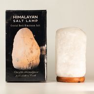 Kristal Rock Himalaya-zoutlamp - en basis ongeveer 3-5 kg