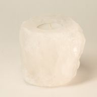 Kristalrots Himalayazout Kaarsenhouder 600-800g