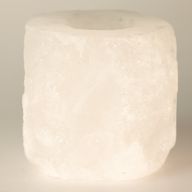 Kristalrots Himalayazout Kaarsenhouder 600-800g