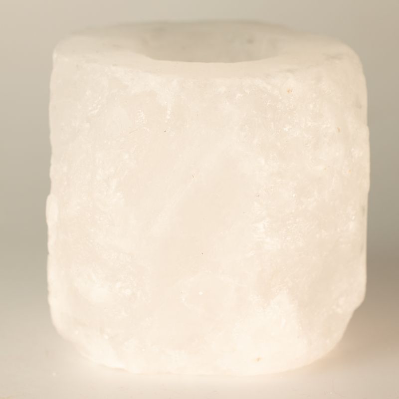 Kristalrots Himalayazout Kaarsenhouder 600-800g