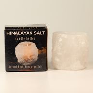 Kristalrots Himalayazout Kaarsenhouder 600-800g