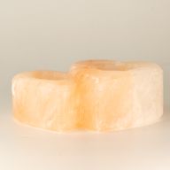 Dubbel Hart Zoutkaarsenhouder 1 kg