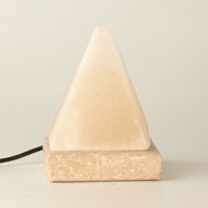 Kwaliteits USB-piramide witte zoutlamp - 9 cm (multi)