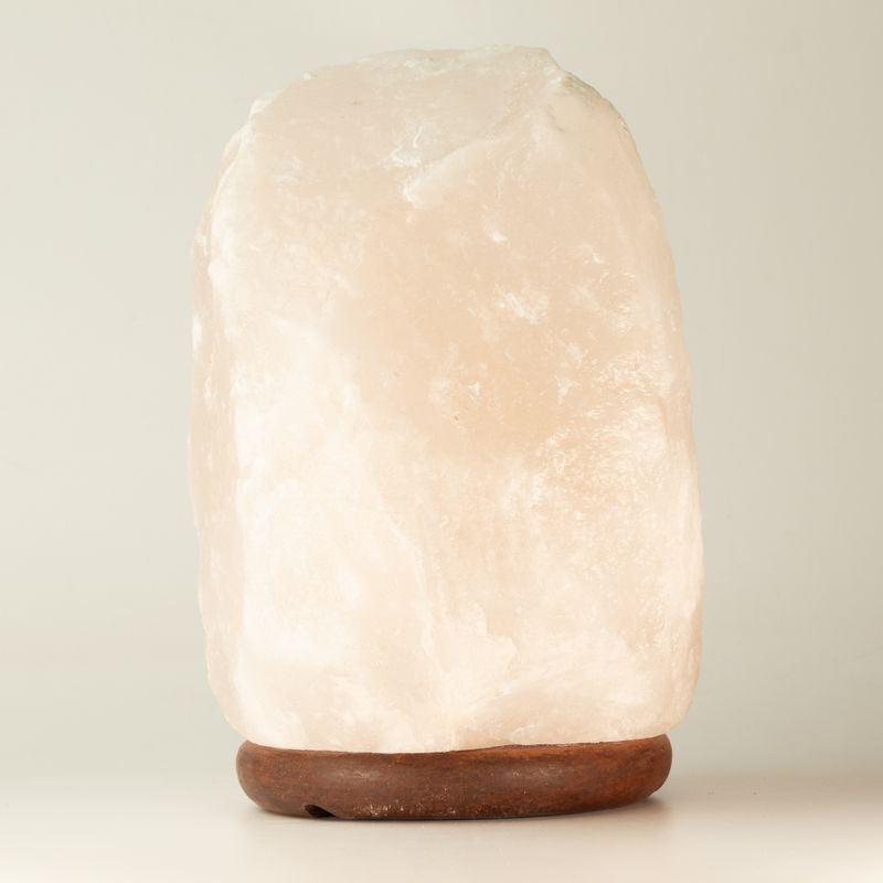 Crystal Rock Himalaya zoutlamp - en basis ongeveer 8-10 kg