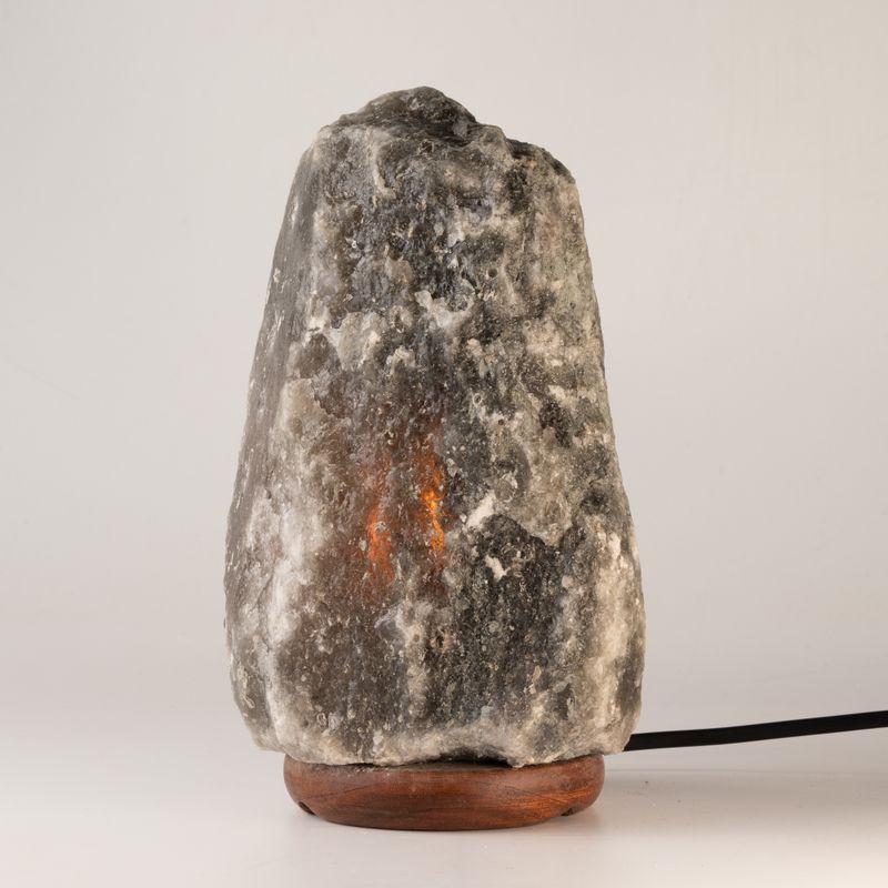 Grijze Himalaya Natuurlijke Zoutlamp - 3-5kg