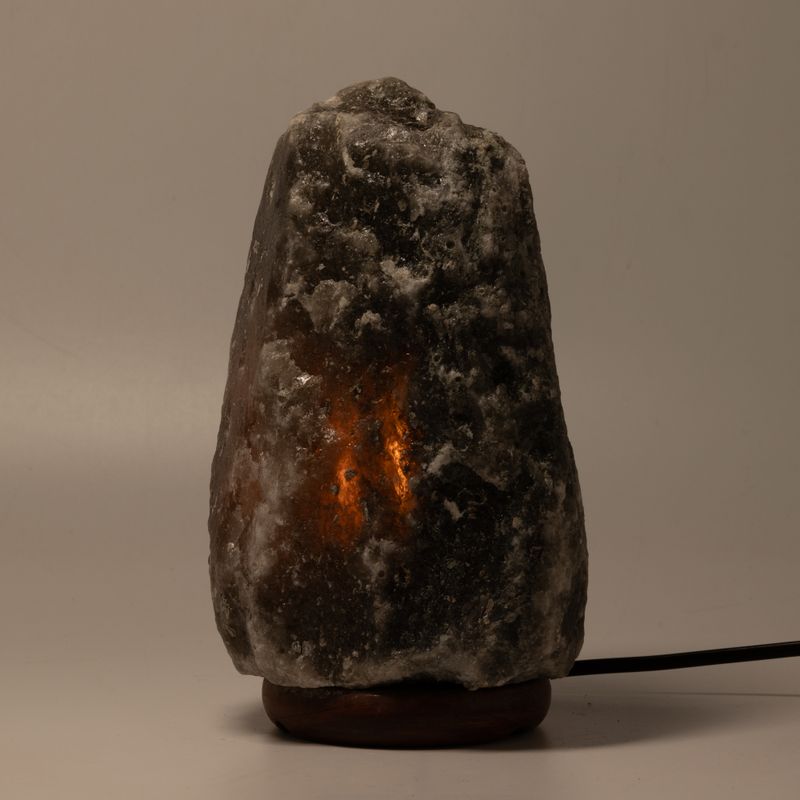 Grijze Himalaya Natuurlijke Zoutlamp - 3-5kg