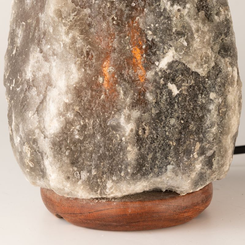 Grijze Himalaya Natuurlijke Zoutlamp - 3-5kg