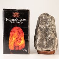 Grijze Himalaya Natuurlijke Zoutlamp - 3-5kg