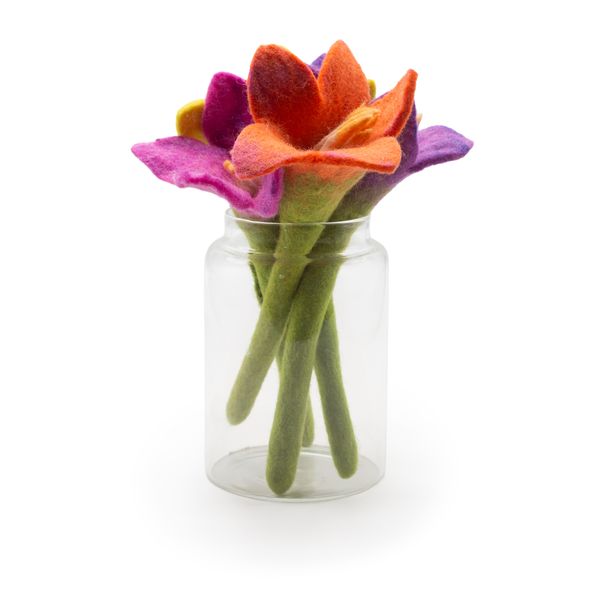 Viltbloemen - Lelie (10 gemengde kleuren)
