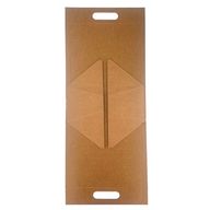 Platpakket Geschenkdoos - Hand Box (20x10x20 cm) - Bruin Kraft