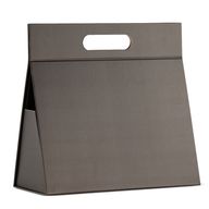 Platpakket cadeaudoos - Groot Hand Box (28x12.5x26cm) - Zwart