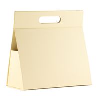 Platpakket cadeauverpakking - Groot Hand Box (28x12.5x26cm) - ivoor
