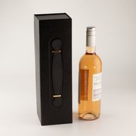 Platpakket Geschenkdoos - Wijnkistvorm (33.5x10x10.5cm) - Zwart