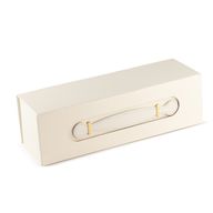 Flat Pack cadeaudoos - Wijnkistvorm (33,5x10x10,5 cm) - Wit