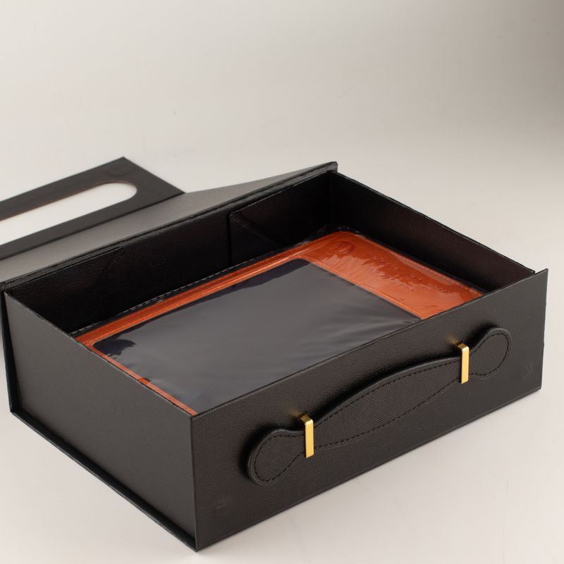 Flat-pack cadeau doos - Medium mand (24x18.2x8cm) - Zwart