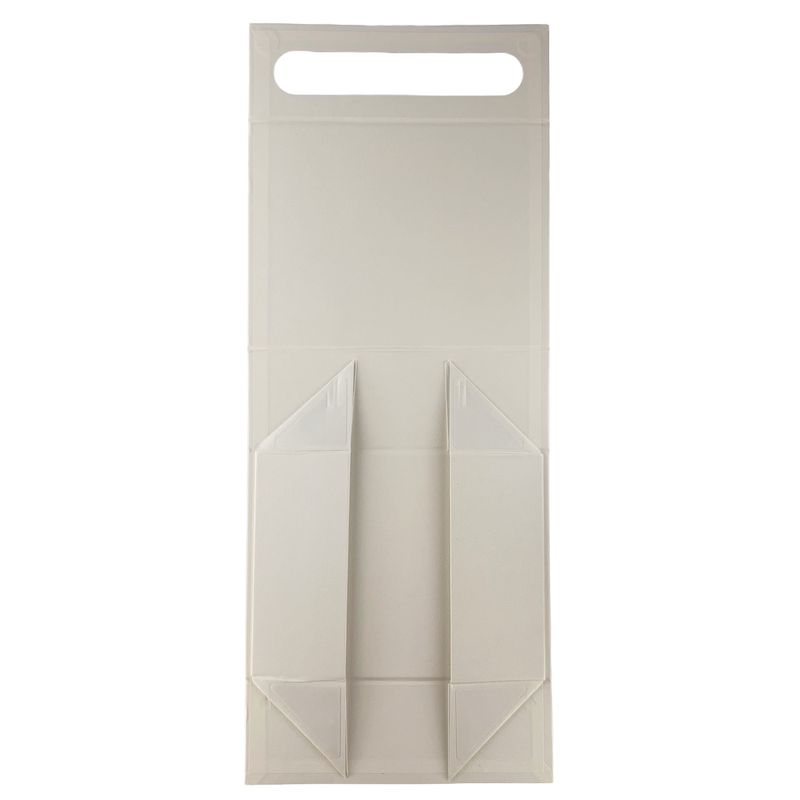 Platverpakte cadeaudoos - Medium cadeaumand (24x18.2x8cm) - Wit
