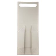 Platverpakte cadeaudoos - Medium cadeaumand (24x18.2x8cm) - Wit