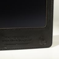 A5 Intentie Notitieboek - LCD wis-scherm - zwart lederlook - 80 bladen
