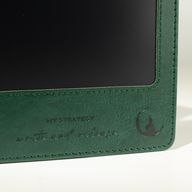 A5 Intentie notitieboek - LCD-schermreinigingsdoek - groene lederlook - 80 pagina's