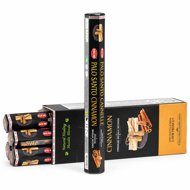 HEM hexagonaal wierook - Palo Santo masala - kaneel
