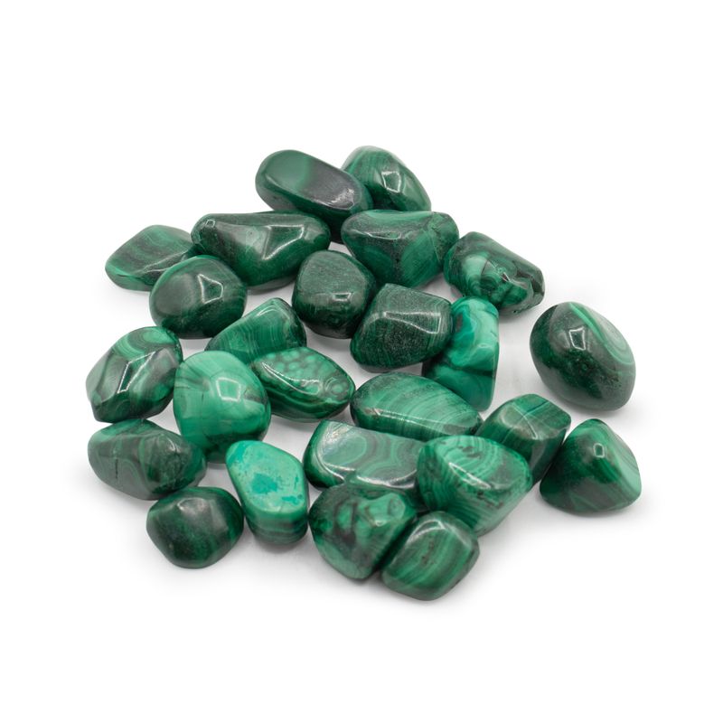 Afrikaanse edelsteen malachiet - Maat 5 - 16 mm (KG)
