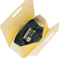 Platpakket Geschenkdoos - Hand Box (20x10x20cm) - ivoor