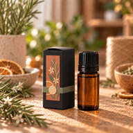 Doos voor 10 ml flesje essentiële olie - zwart