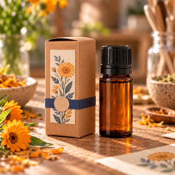 Verpakkings doosjes voor 50ml - Olie flesjes - Bruin