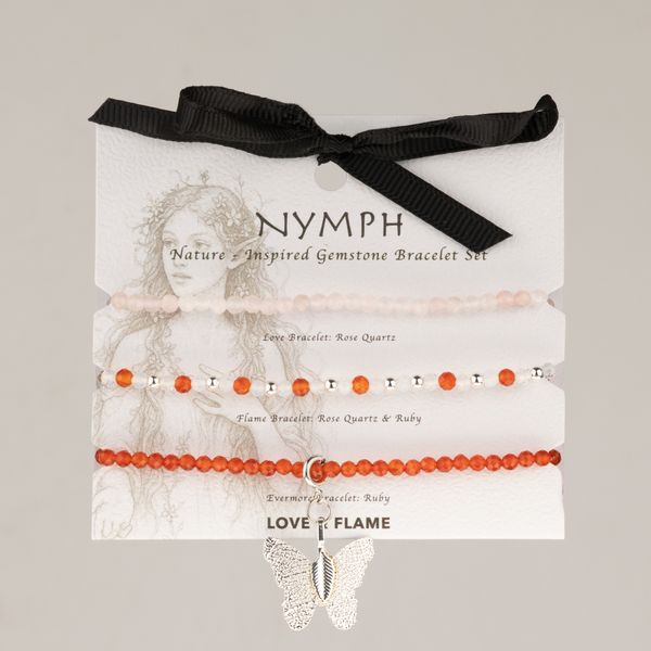Nymph Spirit Edelsteen Armbandenset - Liefde & Vlam