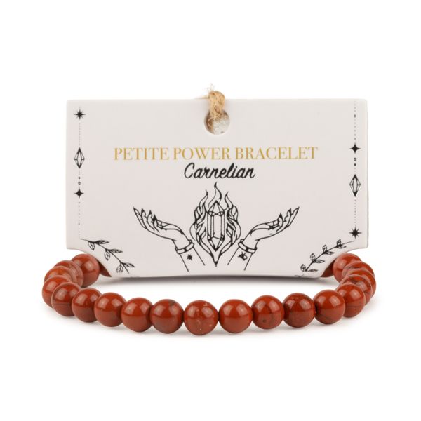 Petite Power Armband (17cmx6mm) - Carneool