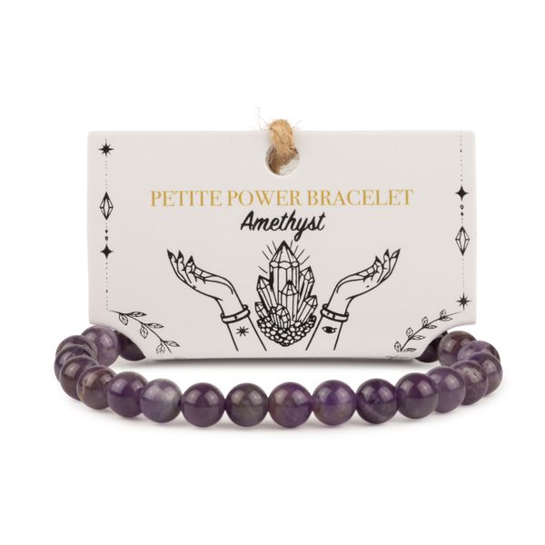 Petite Power Armband (17cmx6mm) - Amethist