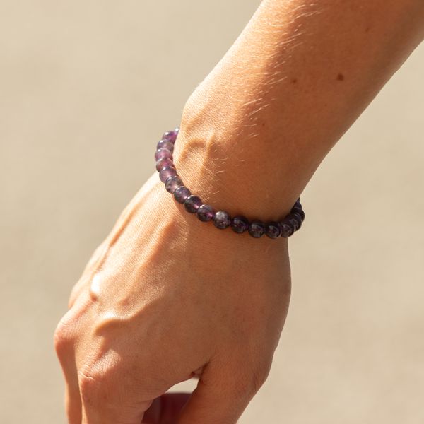 Petite Power Armband (17cmx6mm) - Amethist