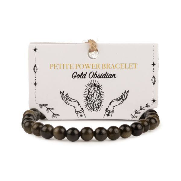 Petite Power Armband (17cmx6mm) - Goudobsidiaan