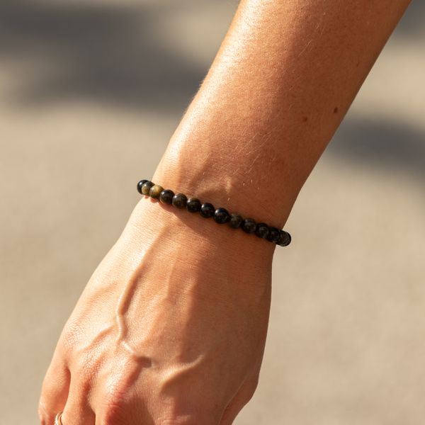 Petite Power Armband (17cmx6mm) - Goudobsidiaan
