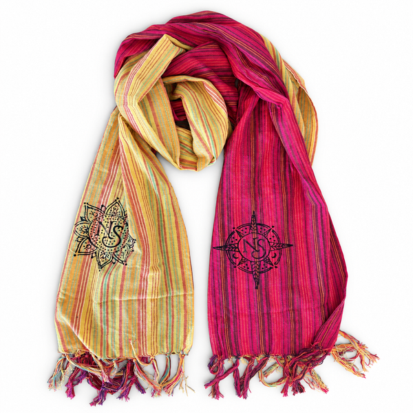 Nomad Sari - Reiszegen Sjaal - 170x50cm - Afscheid van Kathmandu