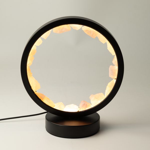 Edelsteen Halo Lamp - Zen Lichaam - Rozenkwarts