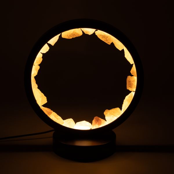 Edelsteen Halo Lamp - Zen Lichaam - Rozenkwarts
