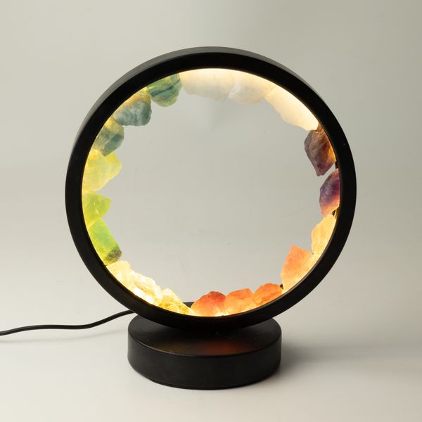 Edelsteen Halo Lamp - 7 Chakra - 7 Edelstenen