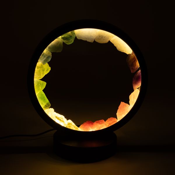 Edelsteen Halo Lamp - 7 Chakra - 7 Edelstenen