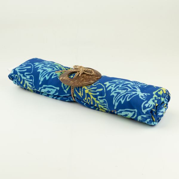 Bali Blokprint Sarong - Tropische Bladeren - (4 verschillende kleuren)