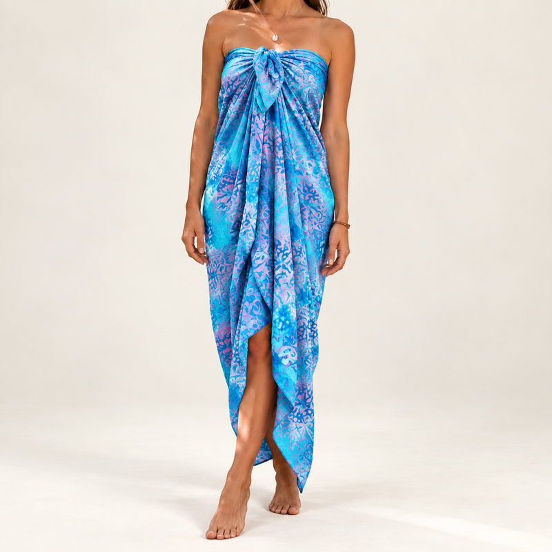 Bali blokdruk sarong - tropisch