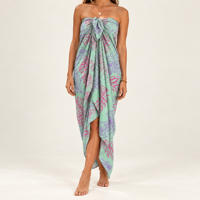 Bali blokdruk sarong - tropisch