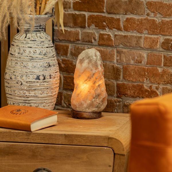 Himalaya Zout Lamp - GRIJS - 2-3kg