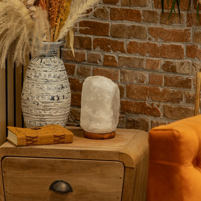 Crystal Rock Himalaya zoutlamp - & Basis ca. 3-5 kg
