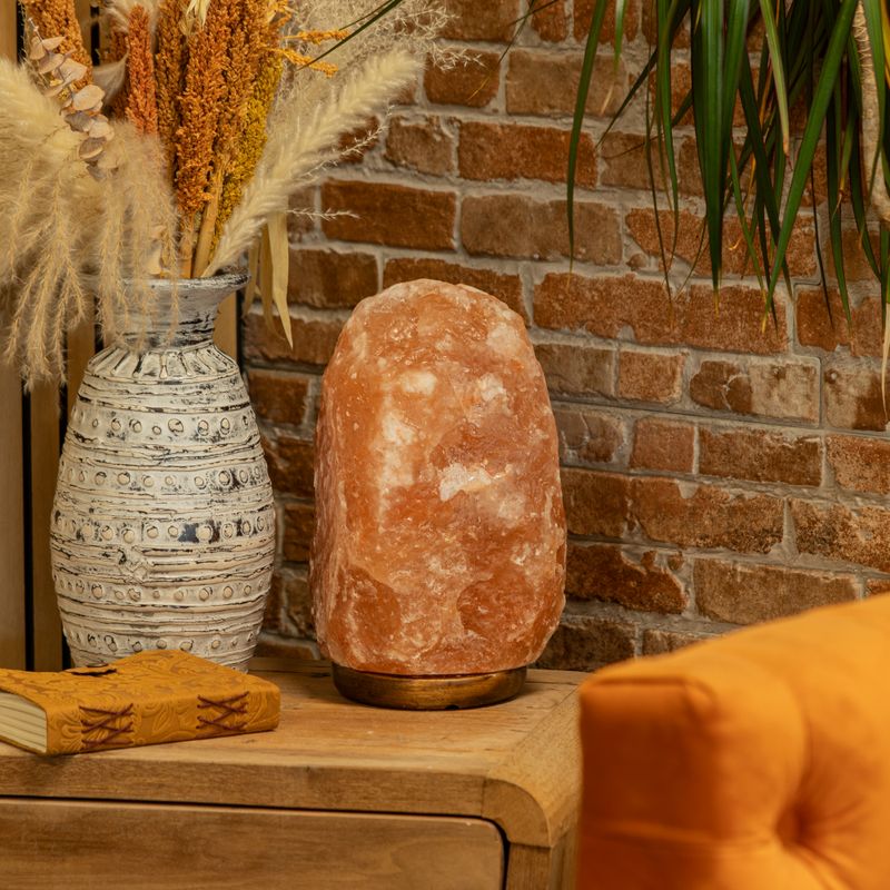 Kwalitatieve natuurlijke zoutlamp - & basis ongeveer 8-10 kg