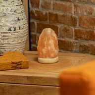 Kwaliteits USB natuurlijke zoutlamp - 11,5 cm (multi)