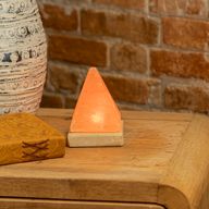 Kwaliteits USB Piramide Zoutlamp - 9 cm (1 stuk)