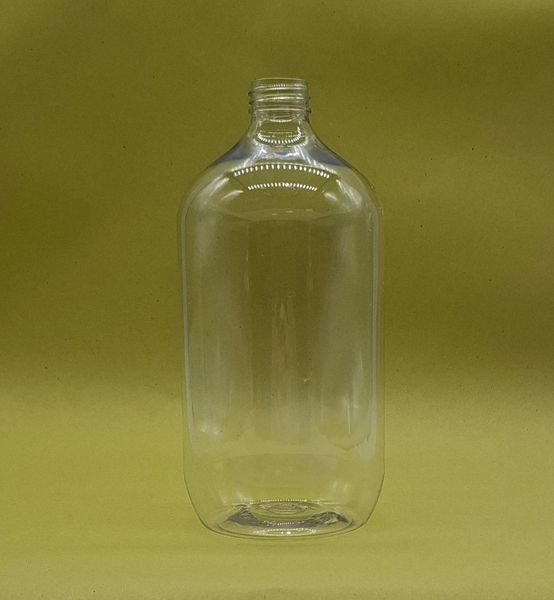 1000 ml Transparante Plastic Boston Fles