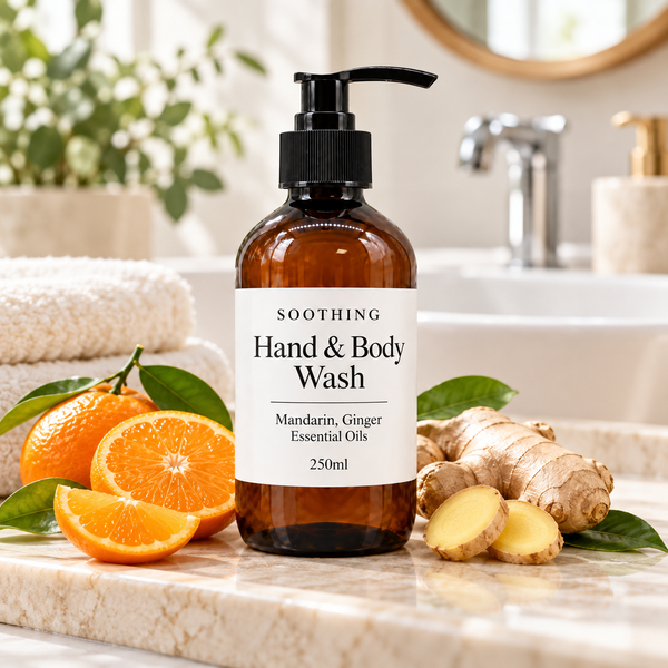 White Label Mandarijn & Gember Hand & Body Wash 250 ml